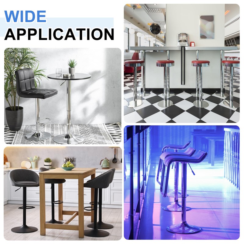 uxcell 4 Pcs Bar Stool Leg Protectors Ring Non Slip