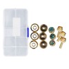 12 Pcs Set Trumpet Valve Finger Button Cap and Rod