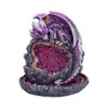 Nemesis Now Crystalline Protector Purple Dragon Geode Backflow Incense Burner