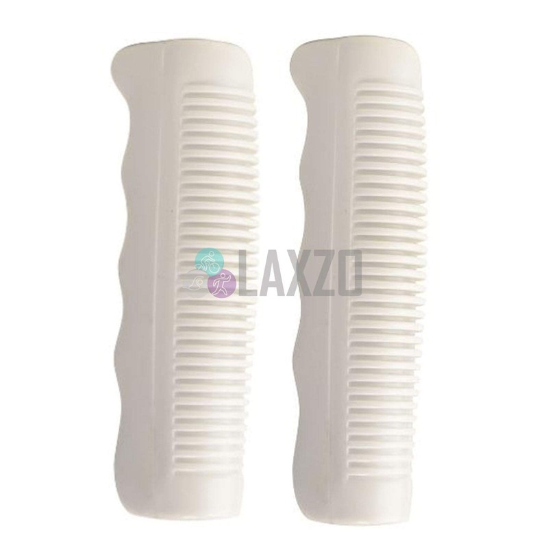 Oxford: Handlebar Grips Adult Finger - White