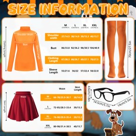 Bryndo 4 Pcs Cartoon Costume Set, Coaplay Fancy Dress Set for Party Supplies (M)