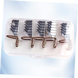 FOMIYES 5pcs Reusable Aluminum Nail Extension Forms Nail Mold Tips for Manicure Art for Home Salon Use Precise Lines for Easy Application Silver