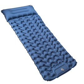 YOUXIU Self-Inflating Sleeping Mat, Ultralight Camping Mat, Inflatable Sleeping Mat, Camping Mattress, Air Mattress, Camping Mat with Foot Pump for Travel, Hiking, Waterproof Sleeping Mat, Tent