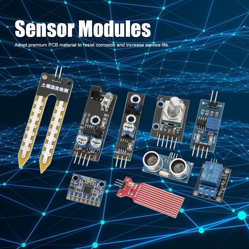 45pcs set Sensor Modules Starter Kit Professional DIY's Updated Development