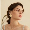 CWVHQ Bohemian Conch Shell Earrings for Women Statement Long Gold