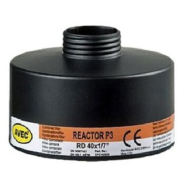 AVEC CHEM AFC30 Reactor P3 Special Respirator Filter, Black