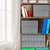 Lineco Archival Document Storage Box with Metal Edge, Acid-Free Gray