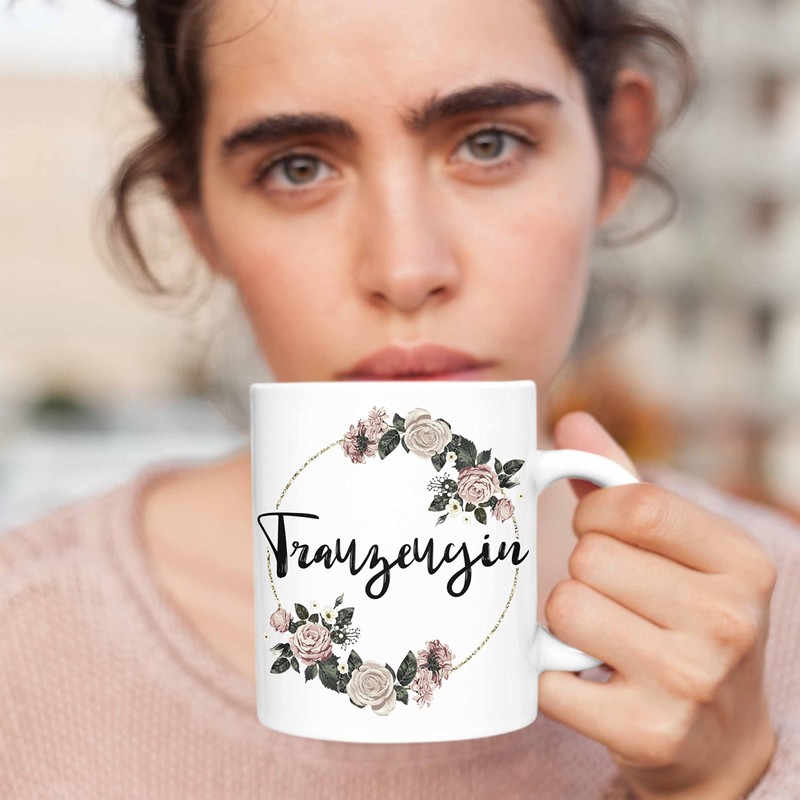 Trendation - Beste Trauzeugin Tasse Geschenk Frau Danke Geschenke Trauzeugin