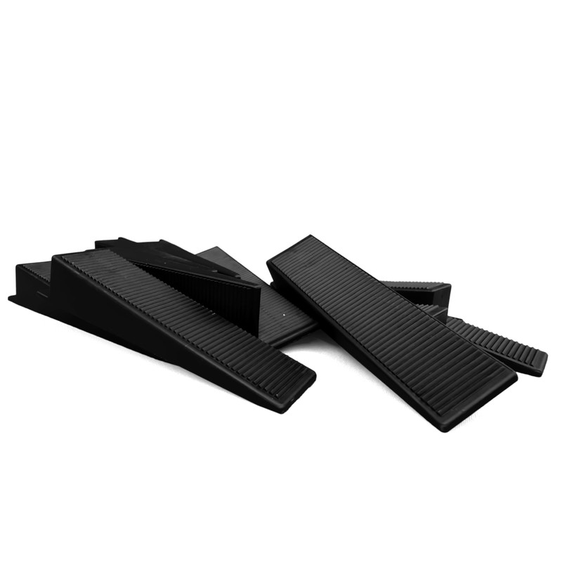 Pack of 100 Tile Wedges, Colour: Black