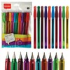 NATARAJ Joi Fine MULTICOLOURED Ballpoint Pens Write Draw Mark Sketch