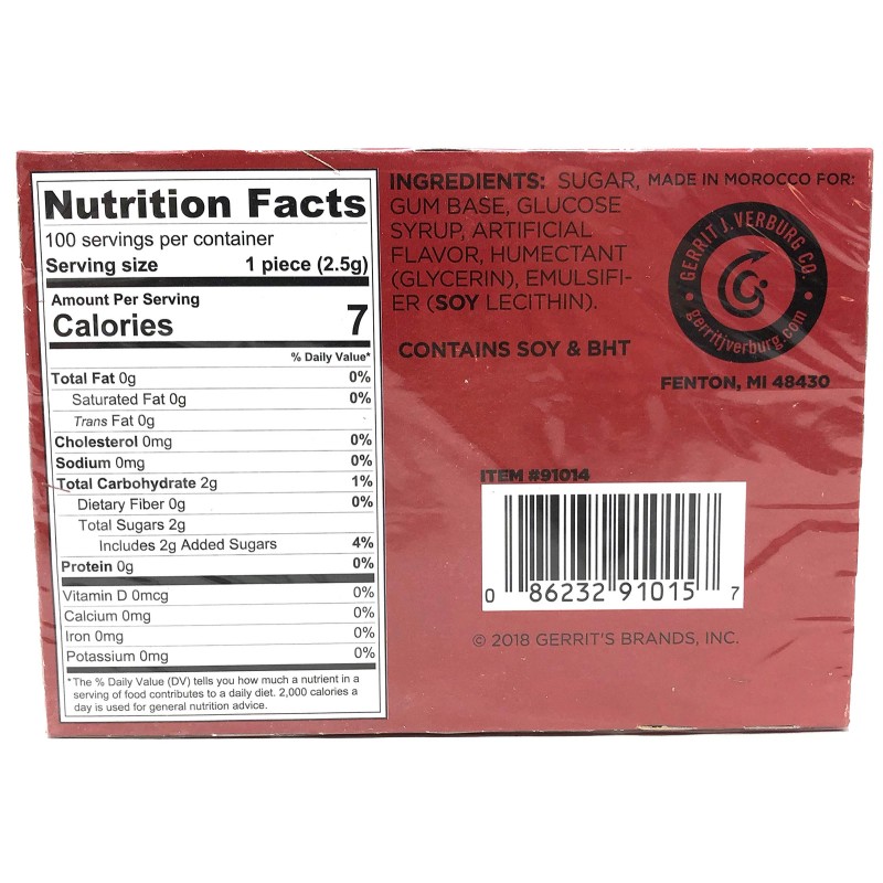 Cadbury 20 Pack Chewing Gum 5 Count Assorted Flavors Bulk