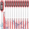 Copkim 12 Pcs Meat Thermometer Food Thermometer with Probe Water
