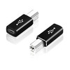 AreMe 2 Pack USB B to USB C Adapter, Type