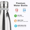 Mollcity 9 oz Water Bottle for Kids-Stainless Steel Vacuum Insulated