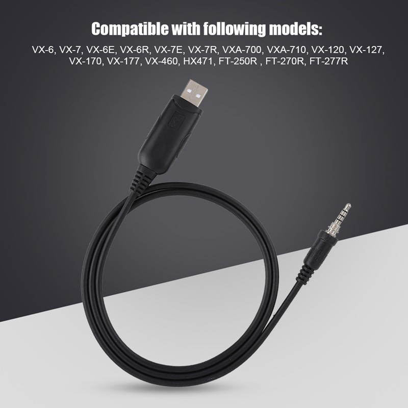 USB Programming Cable for YAESU VERTEX VX-6 VX-6E VX-6R VX-7E
