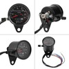 60mm Black Motorcycle Odometer Speedometer Gauge with indicator