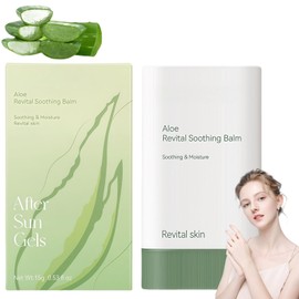 Organic Aloe Vera Gel,Aloe Vera After Sun Cream Stick,Sunburn Relief Stick,Aloe Vera Moisturiser,Aftersun Aloe Vera Gel,Sun Burn Healing Cream,Moisturize and Relieve Sunburn Redness and Swelling