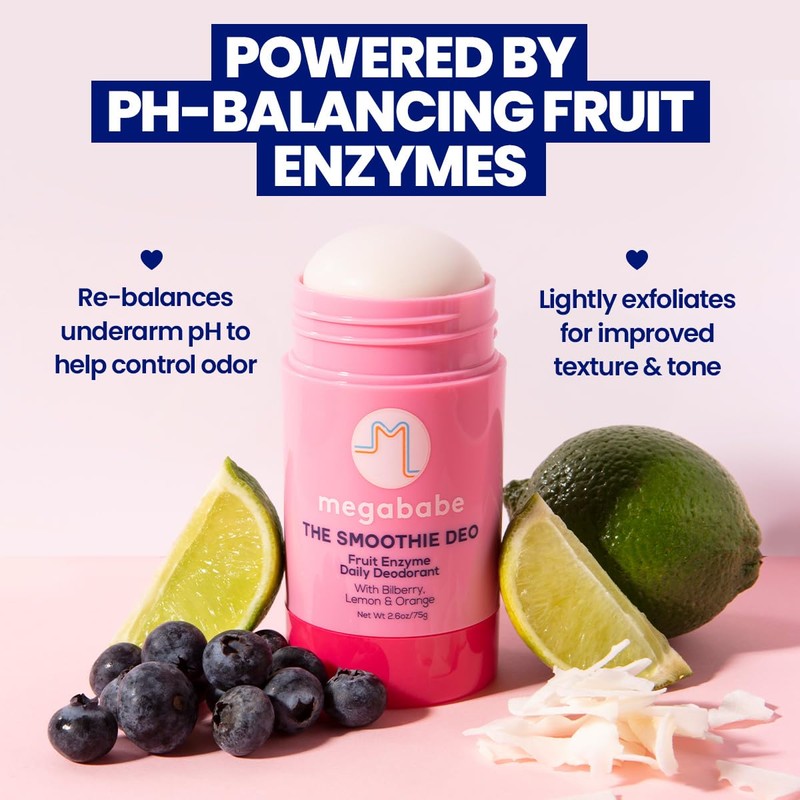 Megababe Daily Deodorant -The Smoothie Deo with 72 hour Odor
