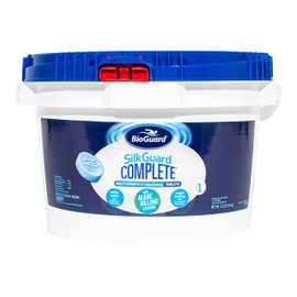 BioGuard SilkGuard Complete 3” Chlorinating Tablets, 12 lb, Chlorine Tablets for Sanitizing Swimming Pools
