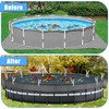 24 Feet Round Pool Leaf Net Cover for Above Ground