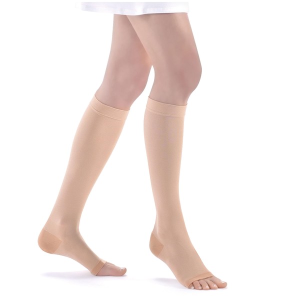 KKL1/KL Anti-fog Open Toe Elastic Stockings Graduated Compression Stockings Prevent