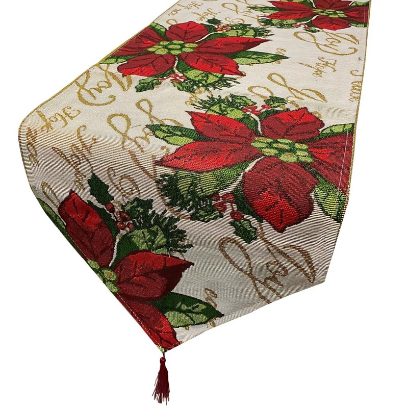 CGVG Table Runner Christmas Modern Table Runner Winter Reusable Christmas