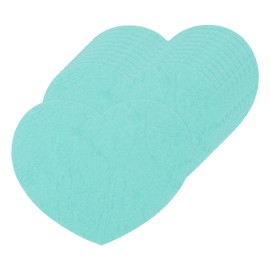 MECCANIXITY 100PCS Heart Paper Cutouts 2.5 Inch Small Heart Shaped Tags for Valentine's Day Craft Classroom Bulletin Board, Sky Blue