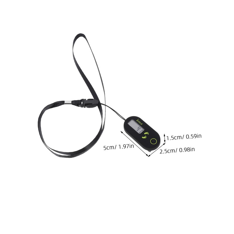 OHPHCALL Mini Single Function 3D Electronic Pedometer for Running Treadmill