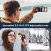 4K Digital Camera for Photography, UHD Autofocus 48MP 180° Flip