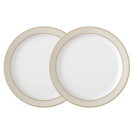 Denby 16048803 Linen 2 Piece Small Plate Set