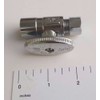 10) 1/4 TURN STRAIGHT STOP VALVE COMPRESSION 3/8" OD X