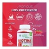 Suplemento alimenticio Olnatura Just biotina + arándano sabor frambuesa 120
