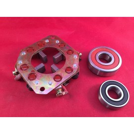 JAE NEW BRUSH HOLDER BRUSHES BEARINGS FOR HITACHI STARTER GENERATOR GOLF CART YAMAHA