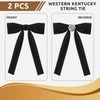 Geyoga 2 Pack Western Bow Ties for Men Colonel Tie