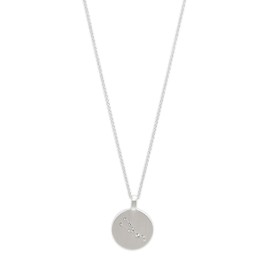 Pilgrim Women's Necklace with Pendant, Silver Plated, silver