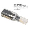 BLACK/ CLEAR TELEPHONE/ HANDSET COIL CORD DETANGLER (2 pack) DragonTrading®