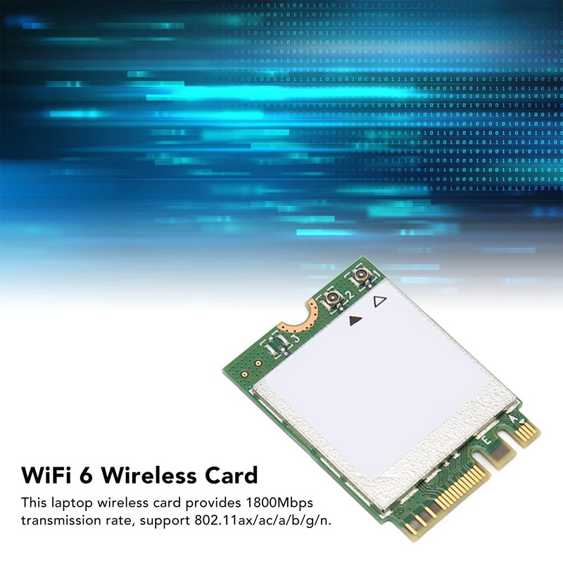 WiFi 6 Wireless Card, 802.11AX RTL8852AE WiFi Card, BT 5.2