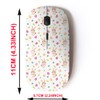 2.4G Wireless Mouse with Cute Pattern Design for All Laptops