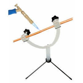 HEIGELAX Copper Pipe Welding Bracket,Copper Pipe Welding Tool for HVAC Repair， Welding Bracket Which Can be One-Person Operation and Have Anti-Shake Design and Adjustable Angles