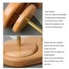 Double Yarn Holder Detachable Rotatable Large Capacity Yarn Ball Stand