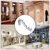 Wall Mount Clothes Hanger,180° Folding Clothes Rail for Bedrooms,Laundry Rooms,Bathrooms(5