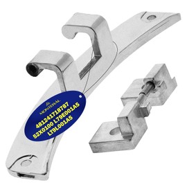 Washing Machine Door Hinge with the Original Code 481241718787 52X0100 L79E001A5 LT9L001A5 for Fagor for San Georgio for Brandt for Whirlpool for Bauknecht for Ignis - Warranty 10 Years - MONTERAL