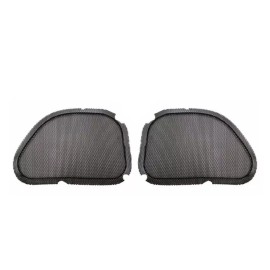 Unbranded Black Mesh Speaker Grills Cover Trim Fit For Harley Road Glide Ultra FLTRU FLTR