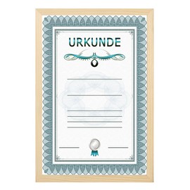 Document Picture Frame Wooden Certificate Photo Frame Poster Colour: Oak Format: 21 x 29.7 A4