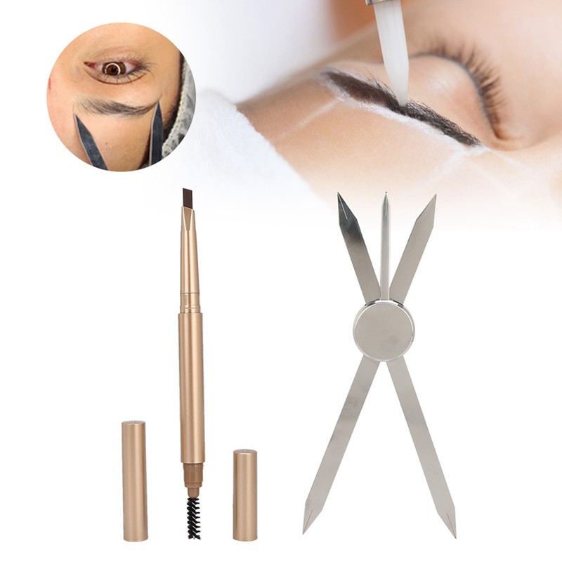 Eyebrow Drawing Tools Compass Guide Template Tools Makeup Shaping Stencils