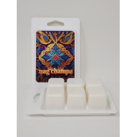 Nag Champa Indian Incense Scented Candle Wax Melts ~ All Natural Premium Soy Wax ~ High Fragrance Concentration ~ 1 Package ~ S&M Candle Factory