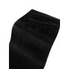 Fshine Genie Extensiones Pelo Natural Cortina Extra Largo 60cm Negro