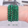 SOSMAR Approx. 120 pieces green malachite beads, gemstones, semi-precious stones,