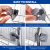 CUTLERIA 2 Pcs No-Drill Shower Caddy, Rustproof Stainless Steel Hanging