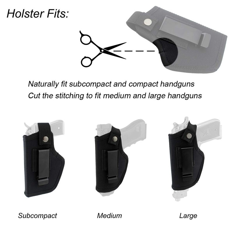 Depring Concealed Carry Holster Carry Inside or Outside The Waistband